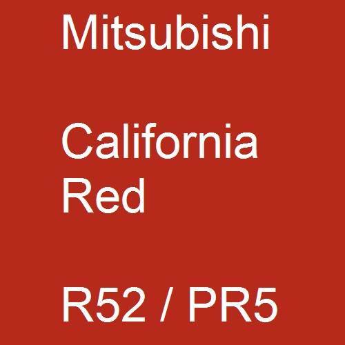 Mitsubishi, California Red, R52 / PR5.